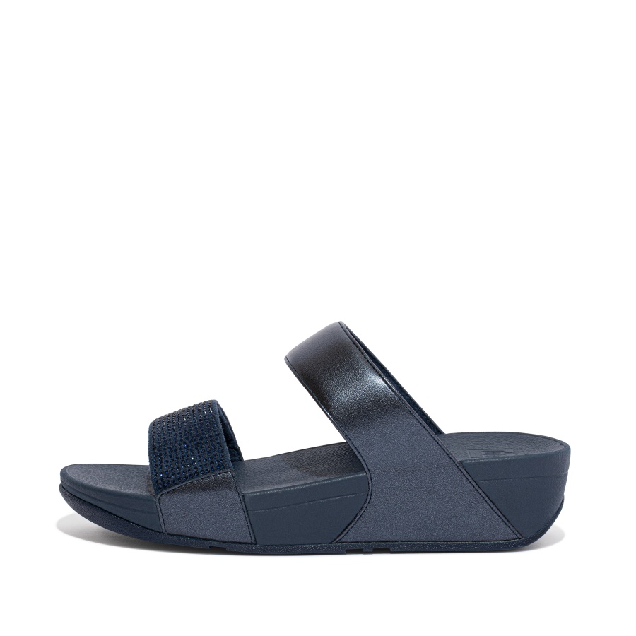 Slides De Cristal Fitflop Meia-noite Marinha
