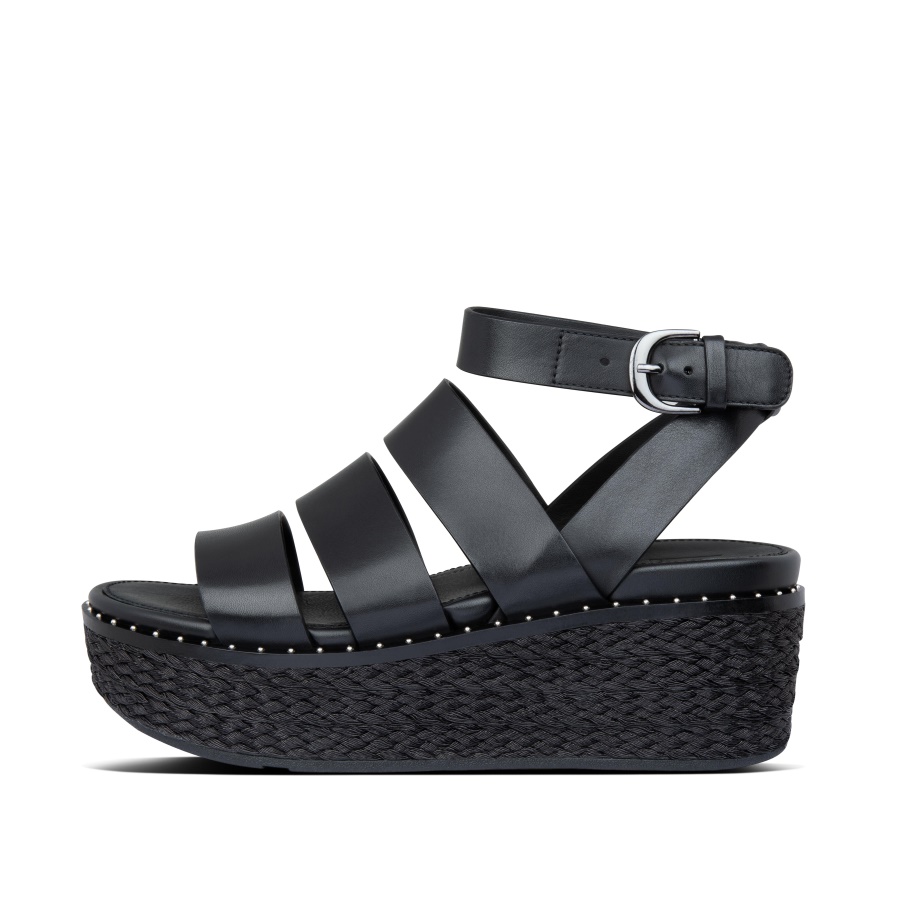 Fitflop Sandália Alpargata Preta