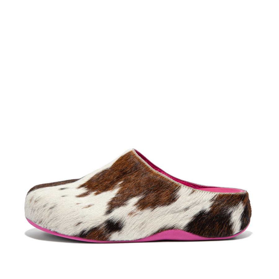 Tamancos De Couro Fitflop Marrom Mix