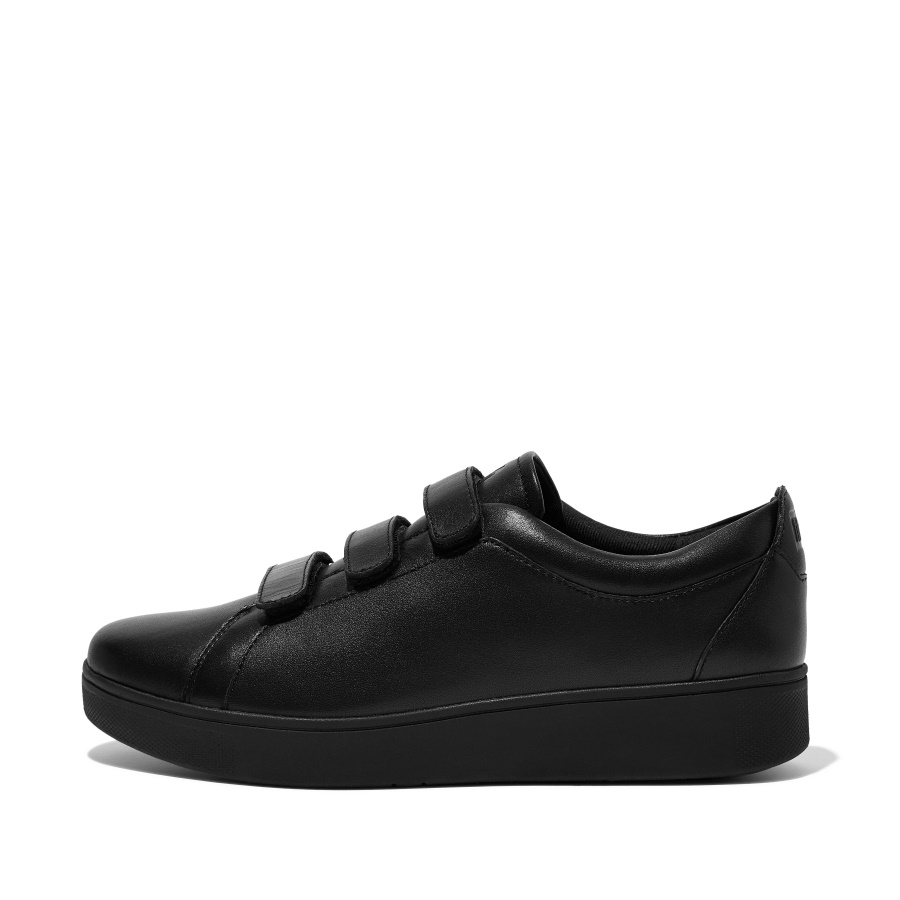 Sapatilhas De Couro Fitflop Pretas