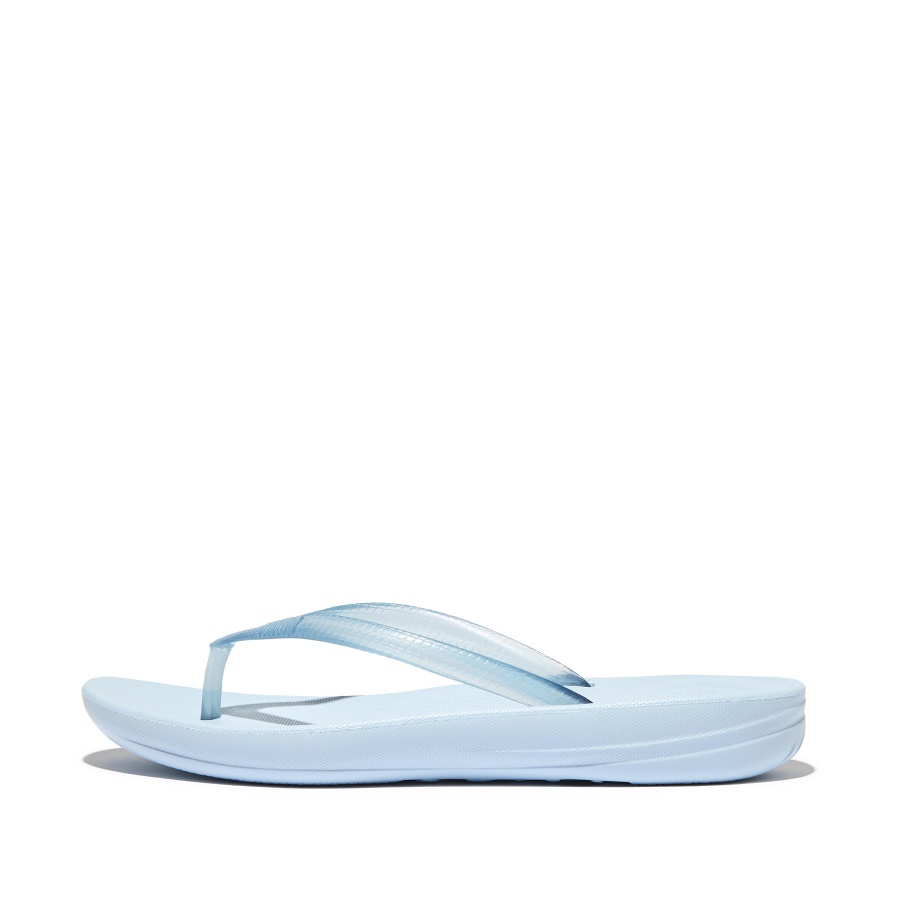 Fitflop Chinelos Transparentes Azul Céu
